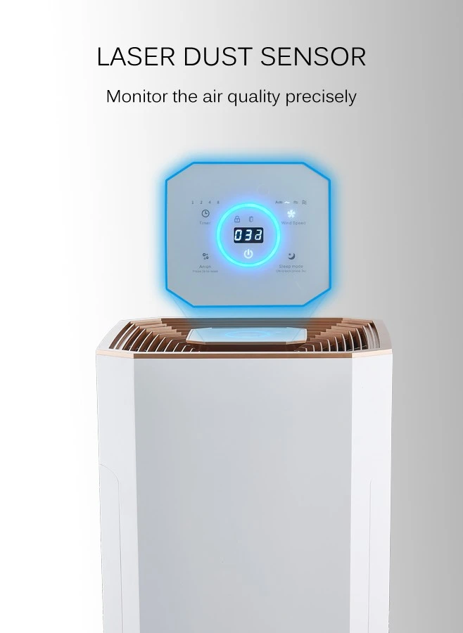 Home Usage Air Purifier With HEPA And Carbon
