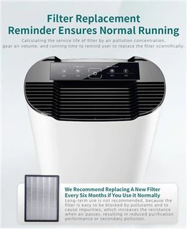 BKJ-215 Purificatore d'aria per la cura dell'aria domestica a basso rumore