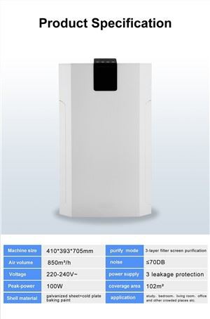 Purificatore d'aria domestico BKJ-80A Room Fresh Air