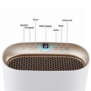 BKJ-300 Riduce gli odori e gli odori dei pannolini purificatore d'aria domestico